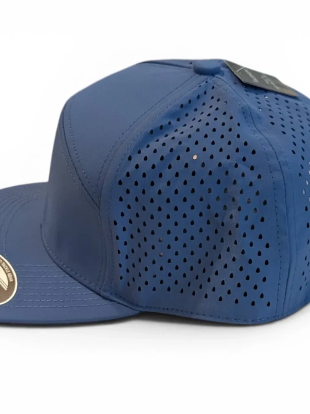 Varpepe Navy Perforated Snapback Hat Size XL NWT